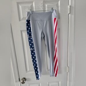 Columbia Womens Leggings with Stars and Stripes